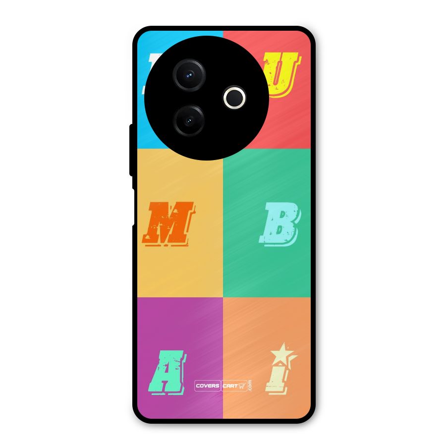 Mumbai Alphabets Metal Back Case for Vivo Y39