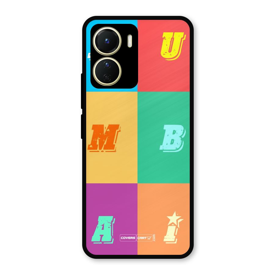 Mumbai Alphabets Metal Back Case for Vivo Y56