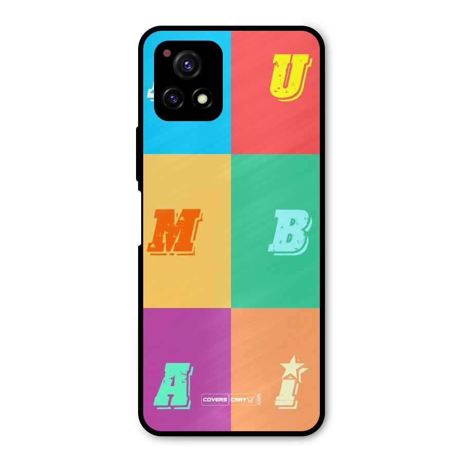 Mumbai Alphabets Metal Back Case for Vivo Y72 5G