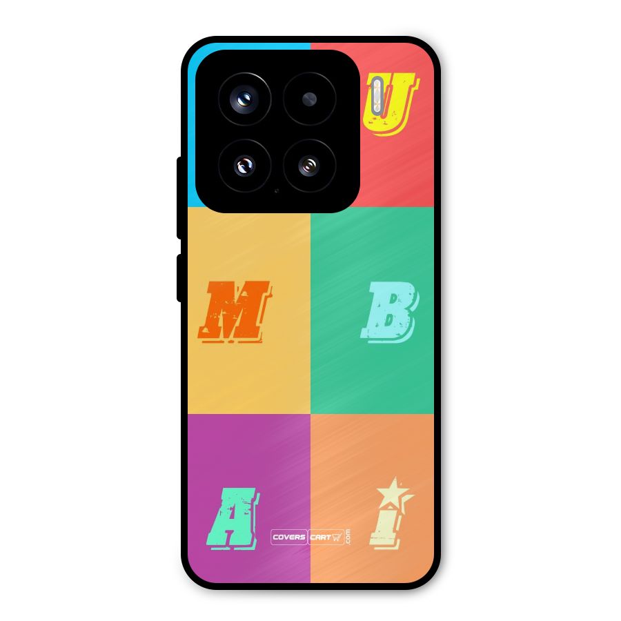 Mumbai Alphabets Metal Back Case for Xiaomi 15
