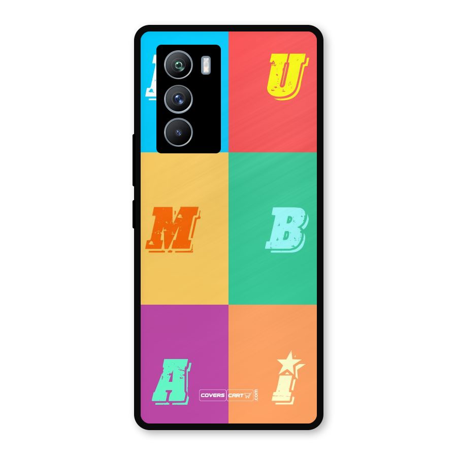 Mumbai Alphabets Metal Back Case for iQOO 9 SE