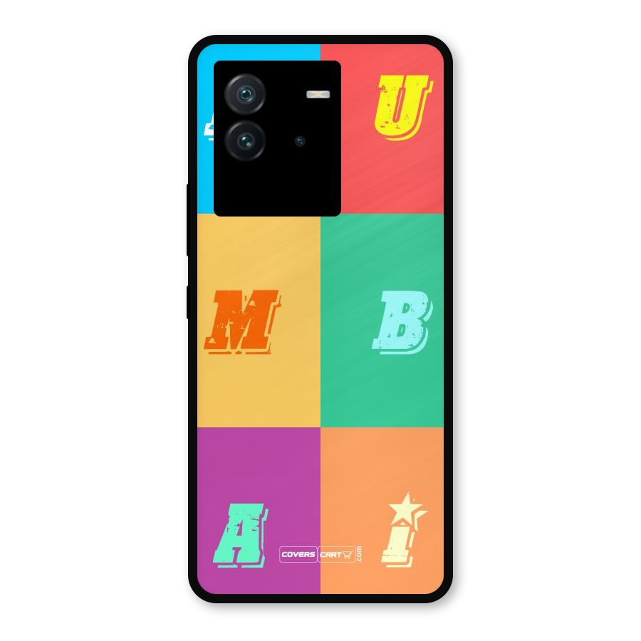 Mumbai Alphabets Metal Back Case for iQOO Neo 6 5G
