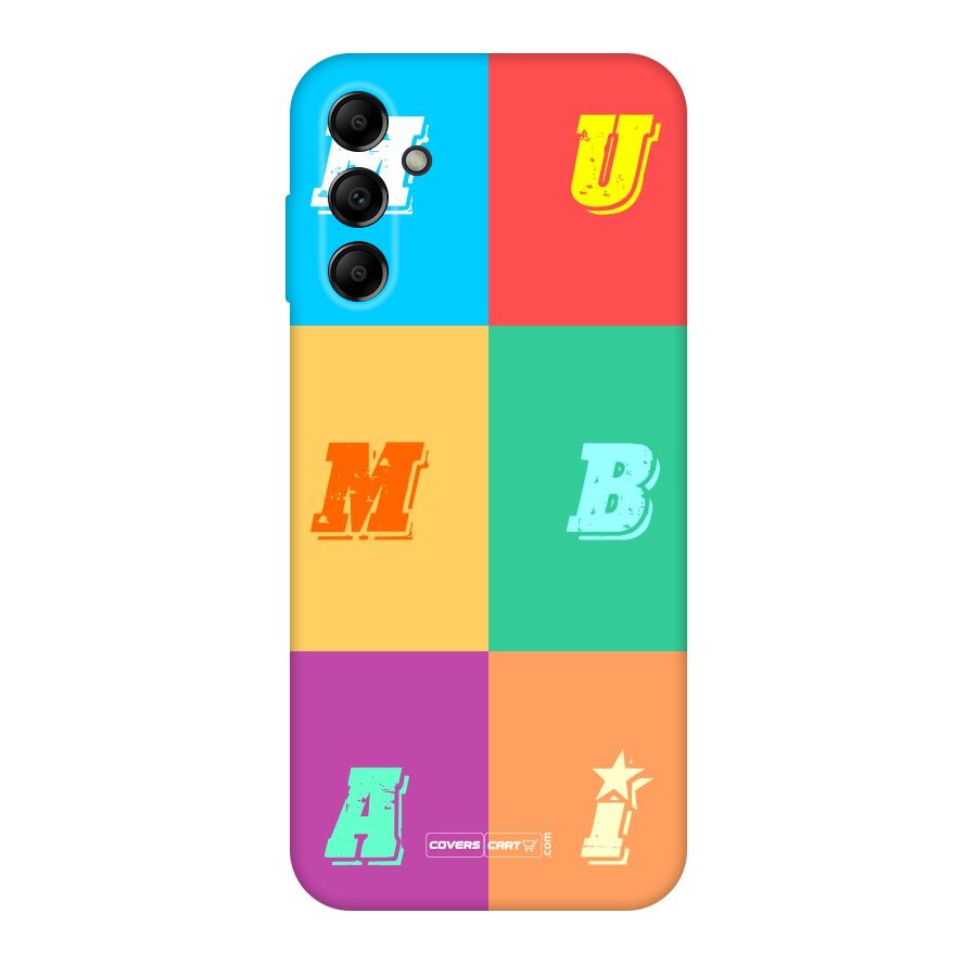 Mumbai Alphabets Original Polycarbonate Back Case for Galaxy A14 5G