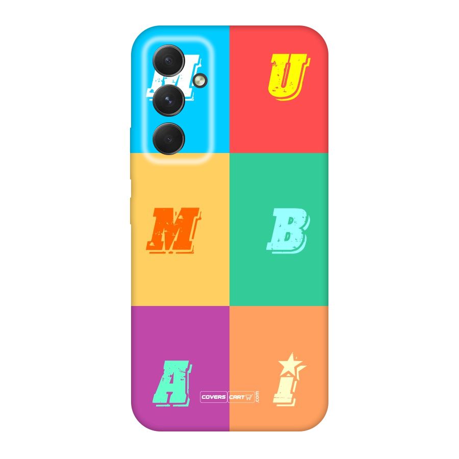 Mumbai Alphabets Original Polycarbonate Back Case for Galaxy A54
