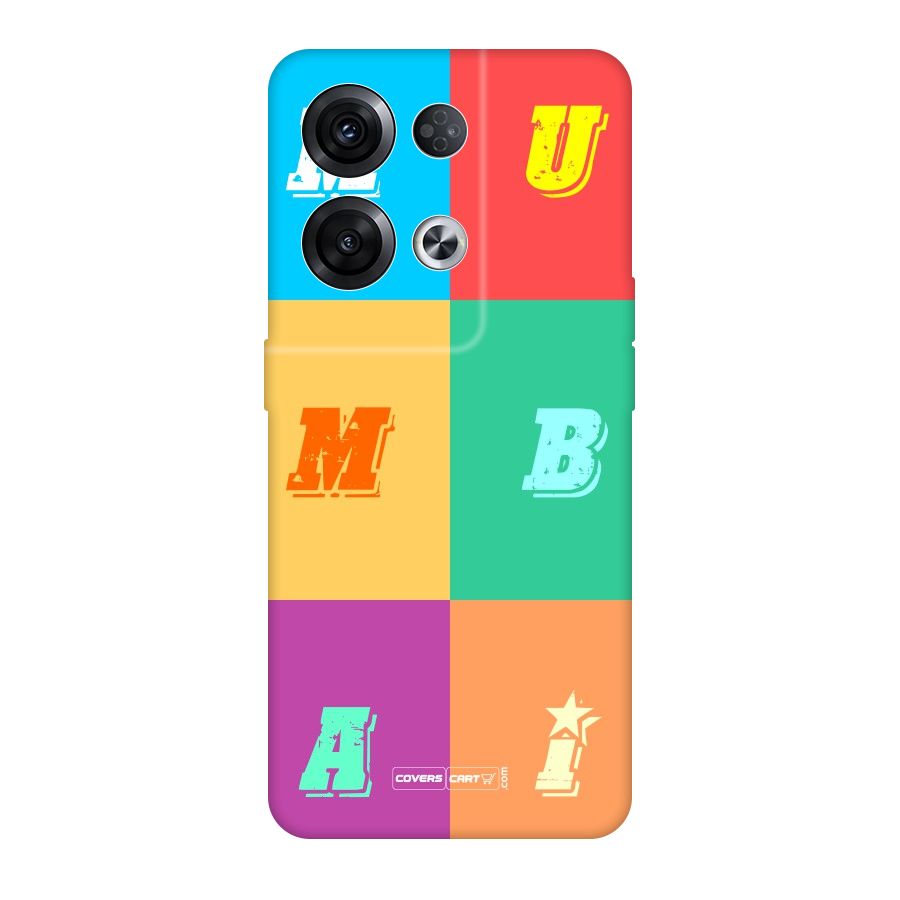 Mumbai Alphabets Original Polycarbonate Back Case for Oppo Reno8 Pro 5G