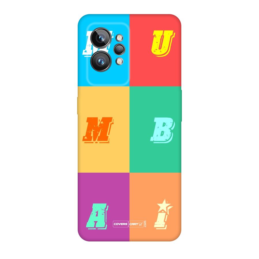 Mumbai Alphabets Original Polycarbonate Back Case for Realme GT2 Pro