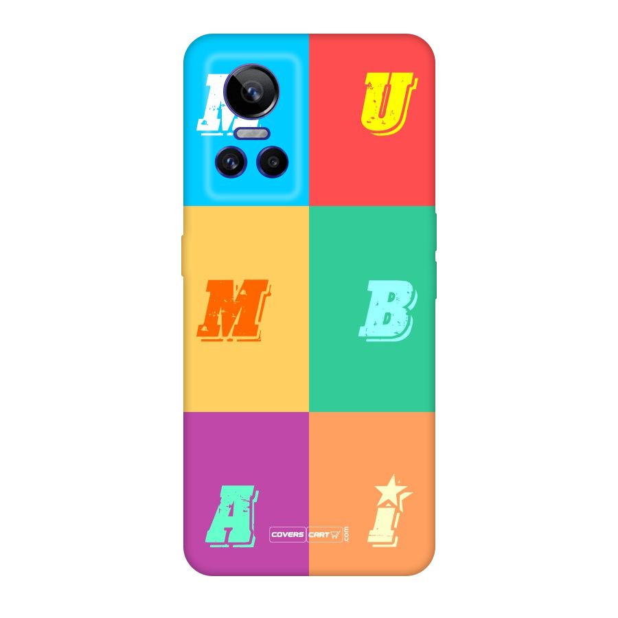 Mumbai Alphabets Original Polycarbonate Back Case for Realme GT Neo 3