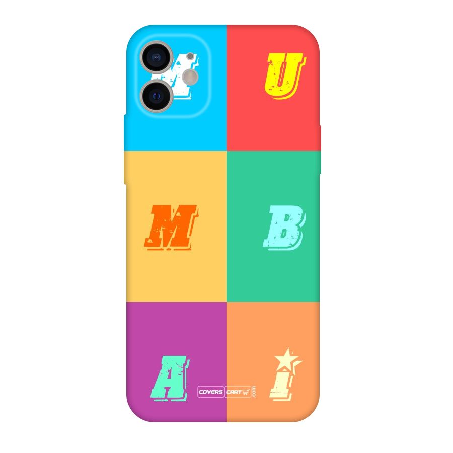 Mumbai Alphabets Original Polycarbonate Back Case for iPhone 11