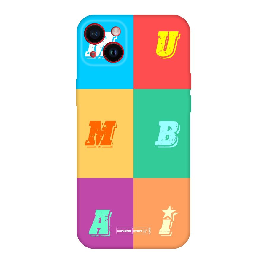 Mumbai Alphabets Original Polycarbonate Back Case for iPhone 14 Plus