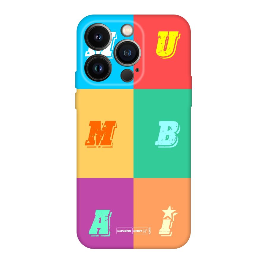 Mumbai Alphabets Original Polycarbonate Back Case for iPhone 14 Pro