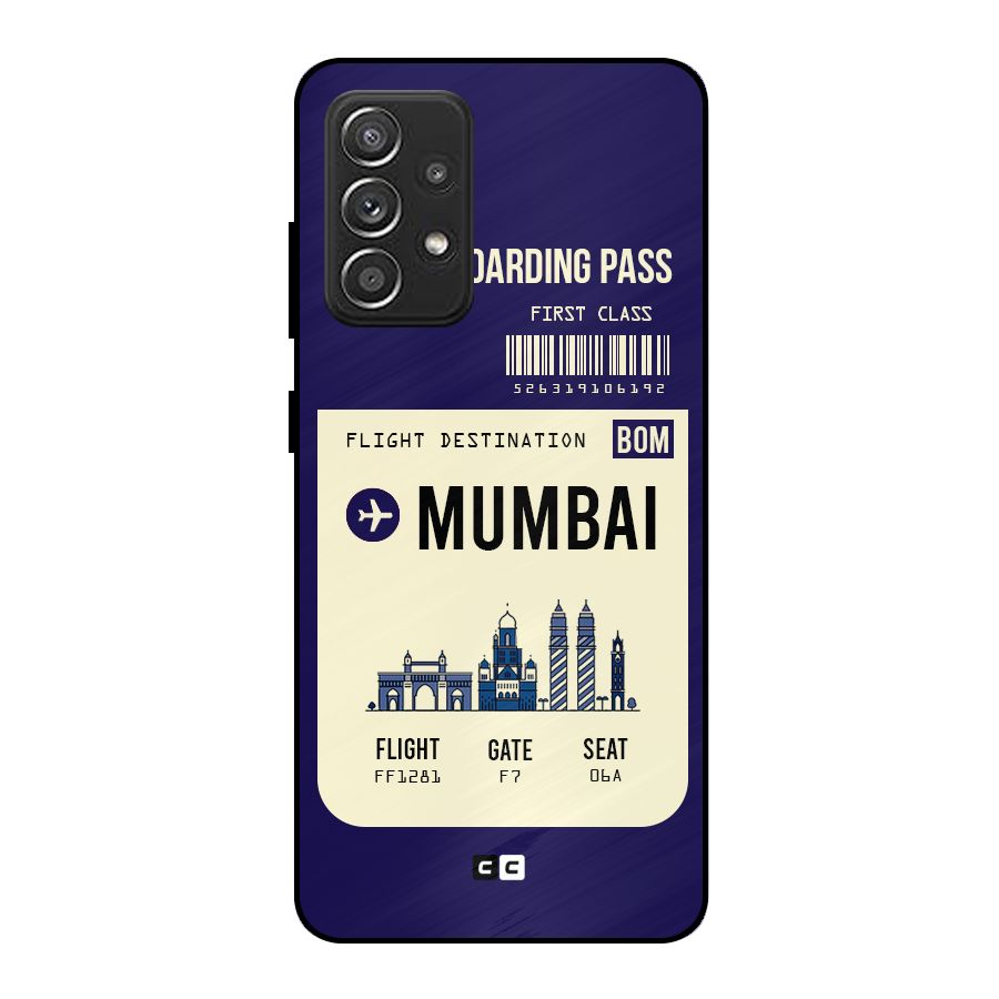 Mumbai Boarding Pass Metal Back Case for Galaxy A52s 5G