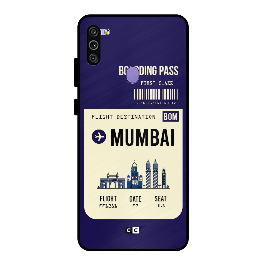 Mumbai Boarding Pass Metal Back Case for Galaxy M11