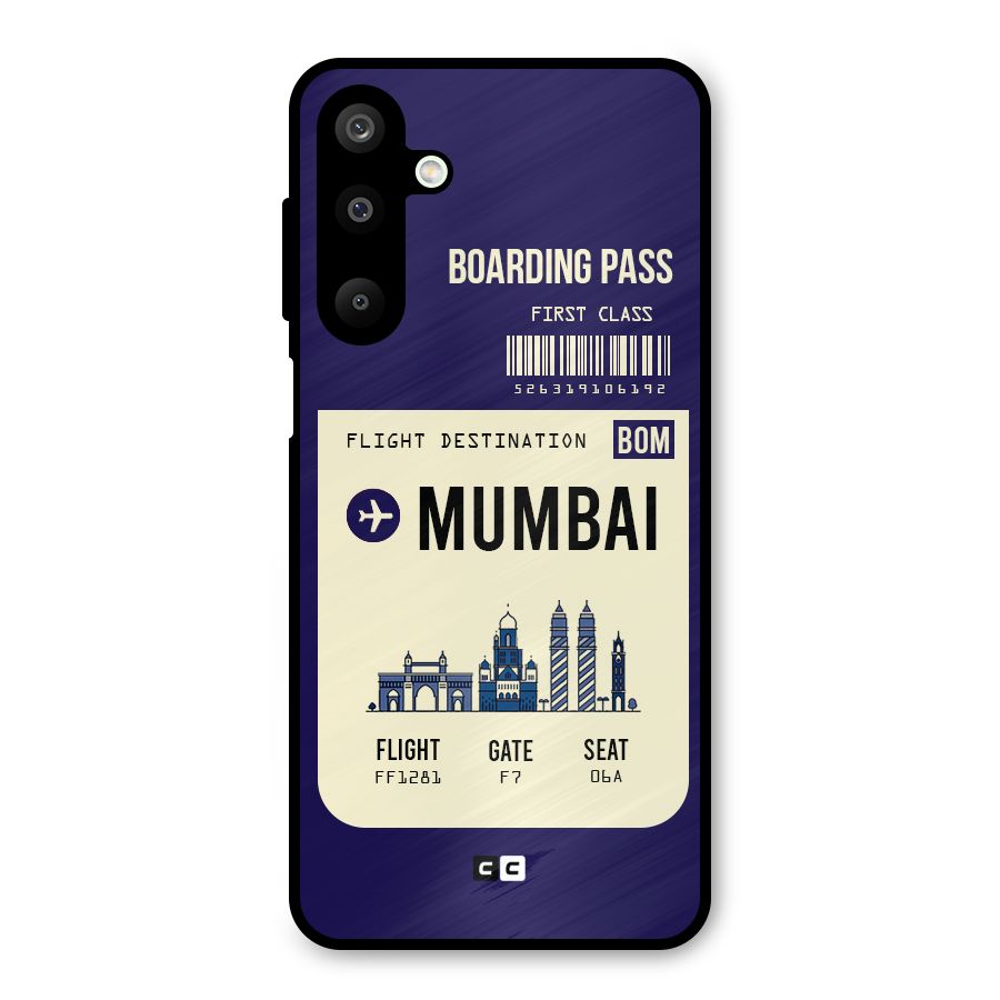 Mumbai Boarding Pass Metal Back Case for Galaxy M16