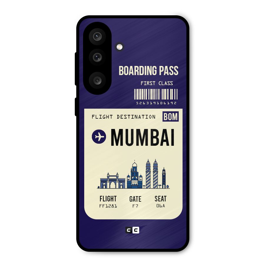 Mumbai Boarding Pass Metal Back Case for Galaxy M56