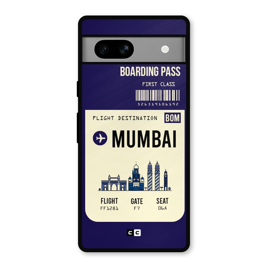 Mumbai Boarding Pass Metal Back Case for Google Pixel 7a