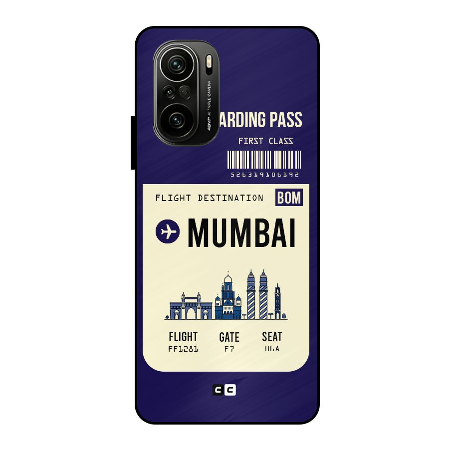 Mumbai Boarding Pass Metal Back Case for Mi 11x