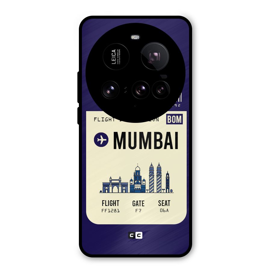 Mumbai Boarding Pass Metal Back Case for Xiaomi 15 Ultra