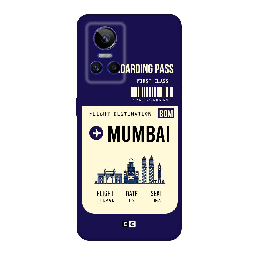 Mumbai Boarding Pass Original Polycarbonate Back Case for Realme GT Neo 3