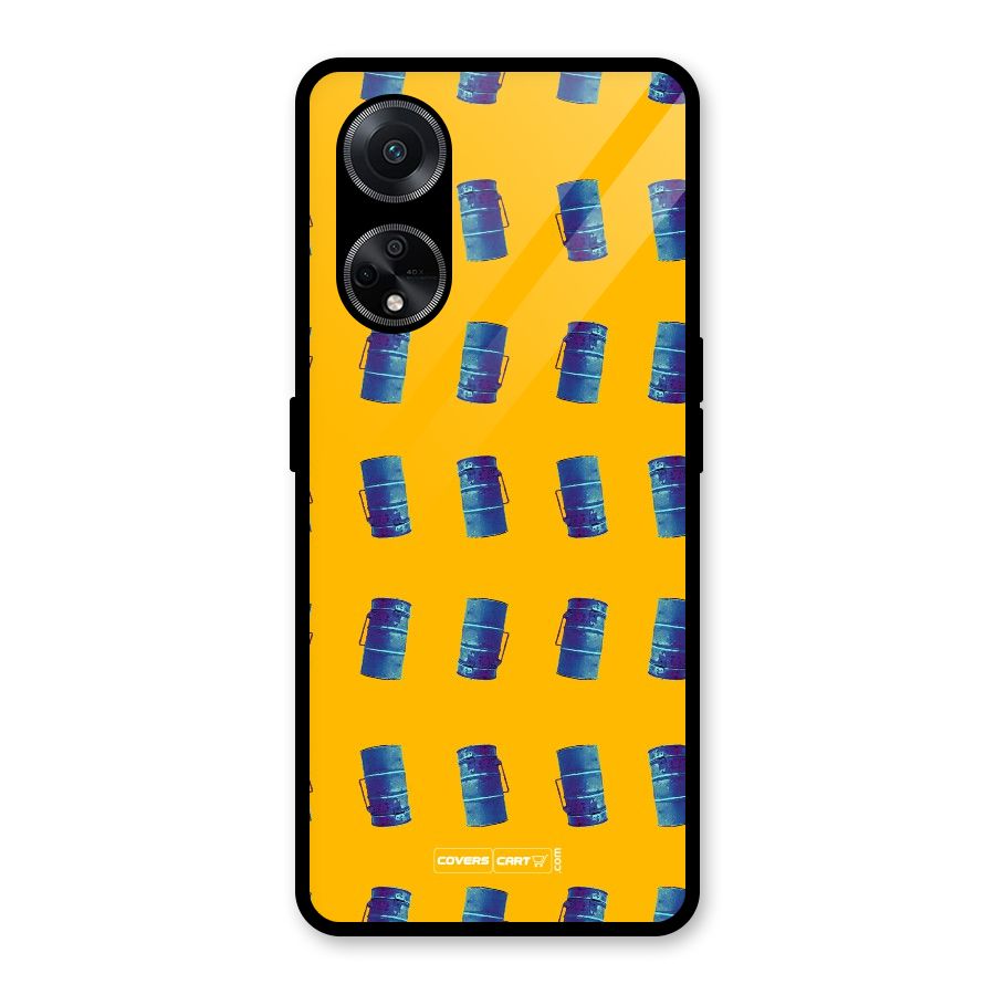 Mumbai Citystyle Glass Back Case for Oppo F23
