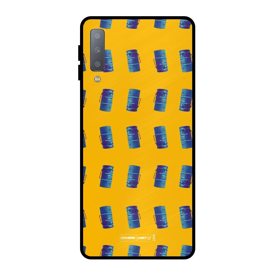 Mumbai Citystyle Metal Back Case for Galaxy A7 (2018)