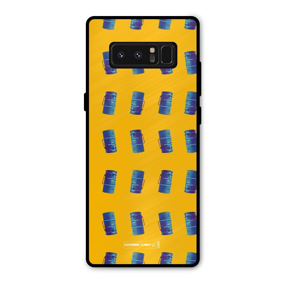 Mumbai Citystyle Metal Back Case for Galaxy Note 8