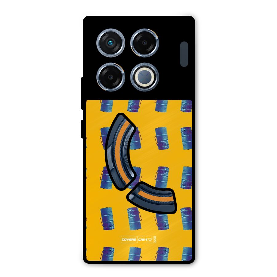 Mumbai Citystyle Metal Back Case for Infinix GT 20 Pro