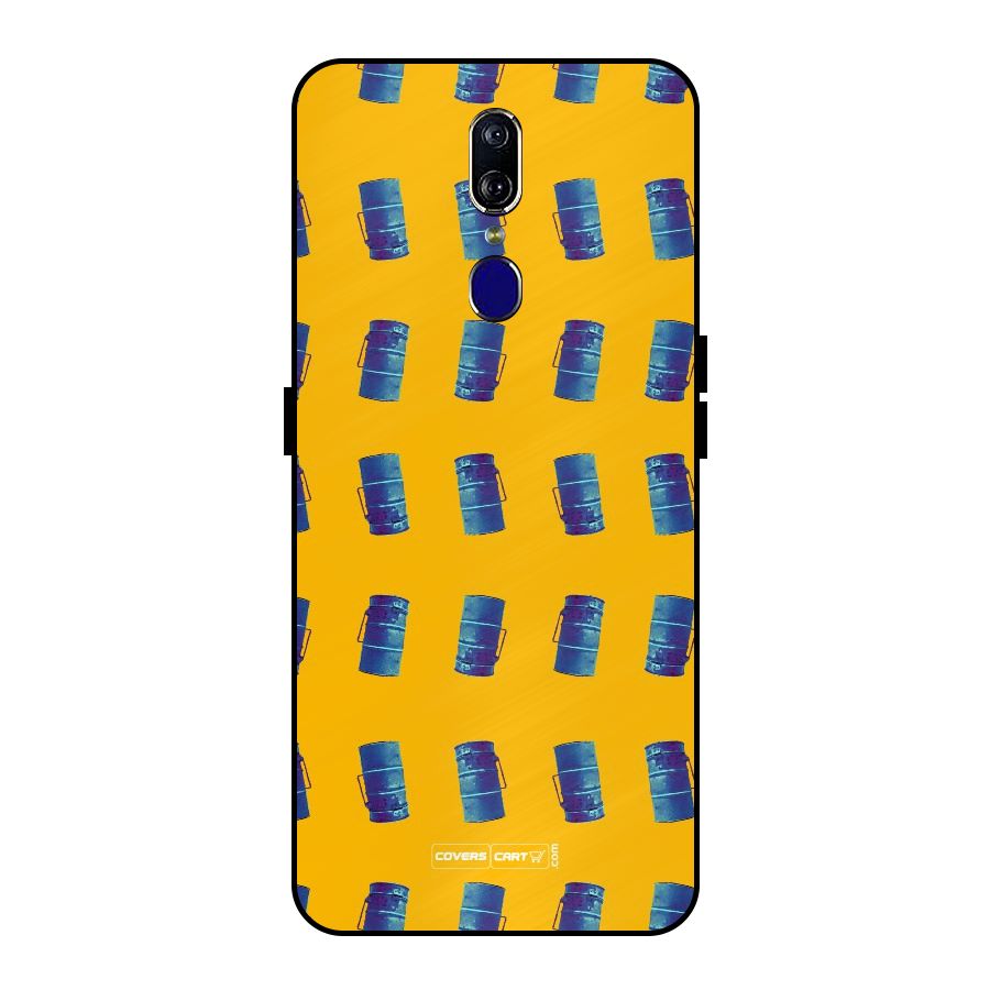 Mumbai Citystyle Metal Back Case for Oppo F11