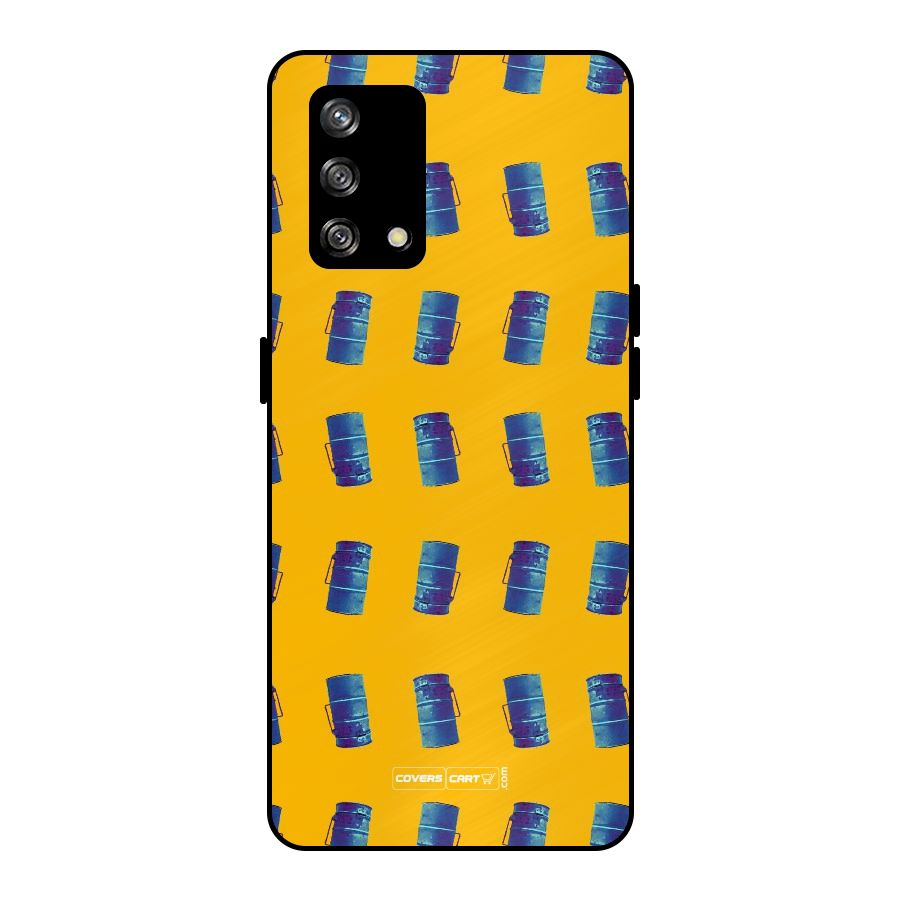Mumbai Citystyle Metal Back Case for Oppo F19