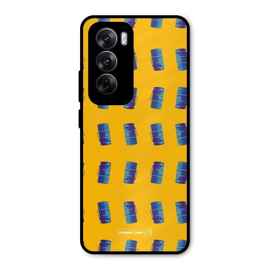 Mumbai Citystyle Metal Back Case for Oppo Reno12
