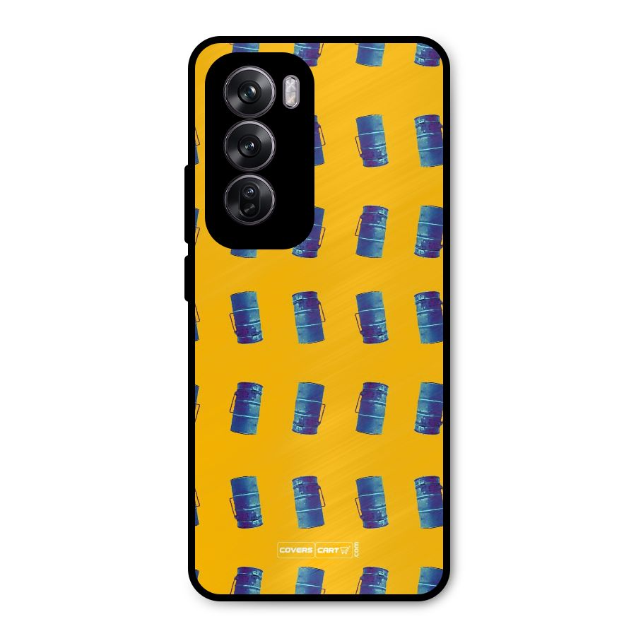 Mumbai Citystyle Metal Back Case for Oppo Reno12 Pro