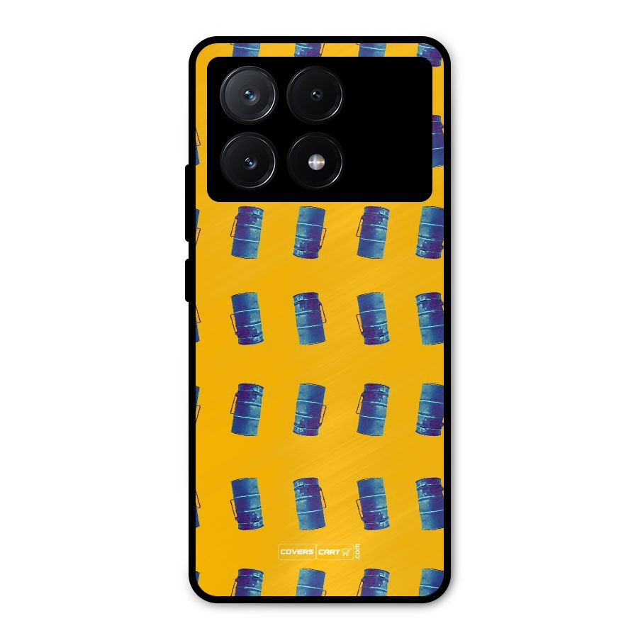 Mumbai Citystyle Metal Back Case for Poco X6 Pro