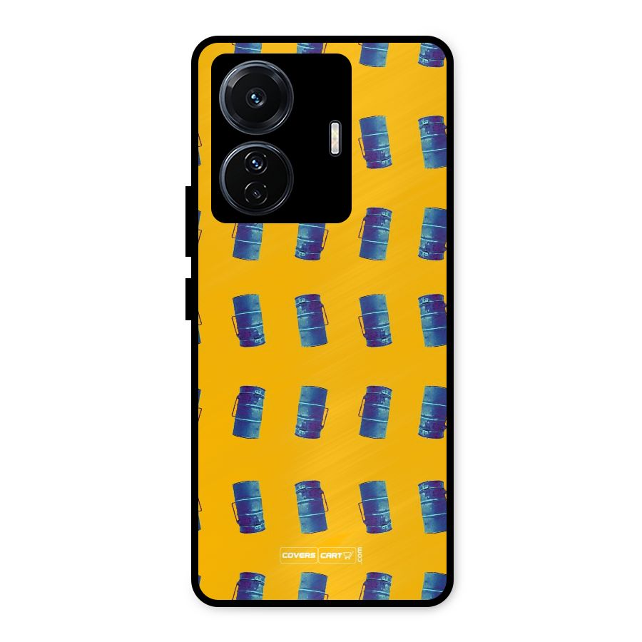 Mumbai Citystyle Metal Back Case for Vivo T1 Pro
