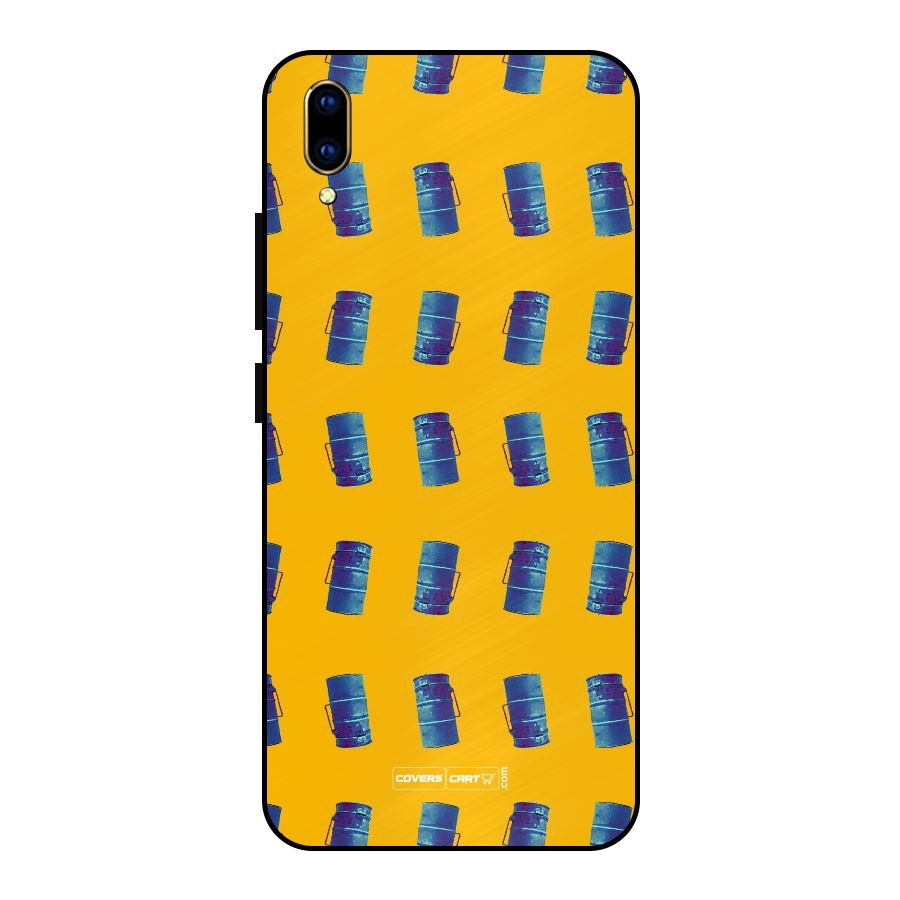 Mumbai Citystyle Metal Back Case for Vivo V11 Pro