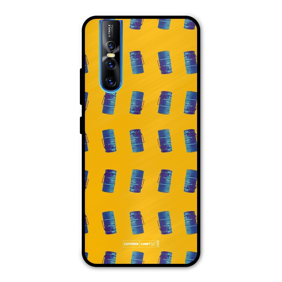 Mumbai Citystyle Metal Back Case for Vivo V15 Pro