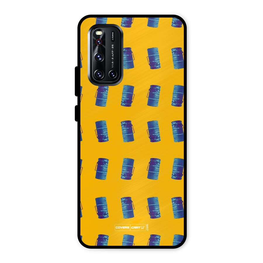 Mumbai Citystyle Metal Back Case for Vivo V19