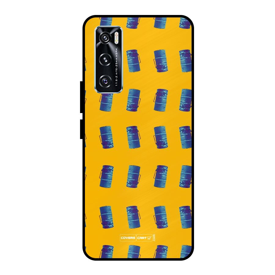 Mumbai Citystyle Metal Back Case for Vivo V20 SE