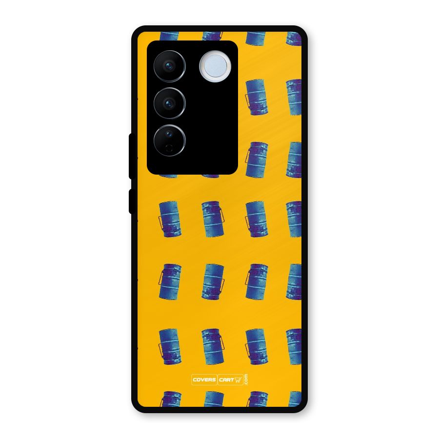 Mumbai Citystyle Metal Back Case for Vivo V27