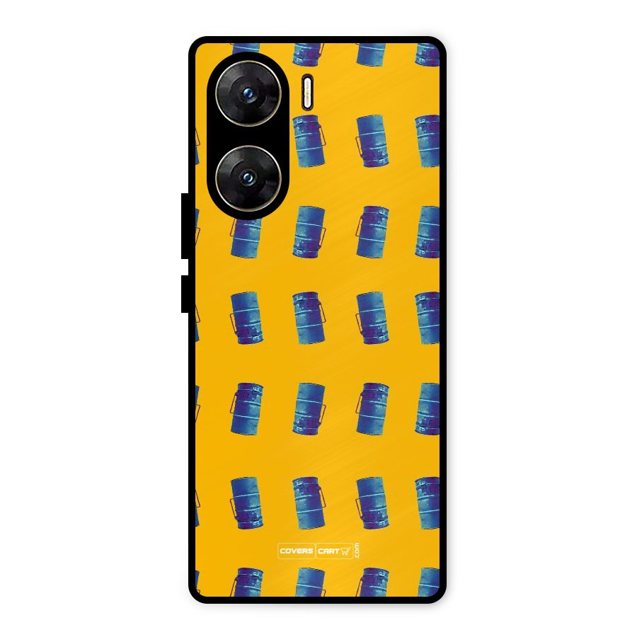 Mumbai Citystyle Metal Back Case for Vivo V29e