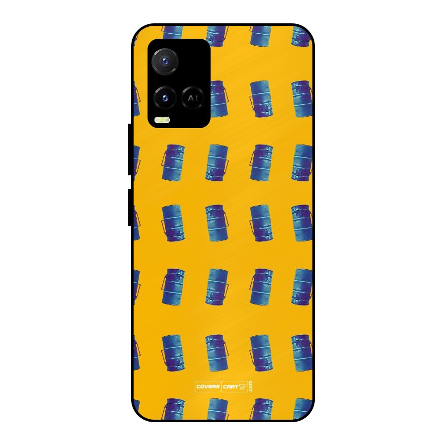 Mumbai Citystyle Metal Back Case for Vivo Y21A