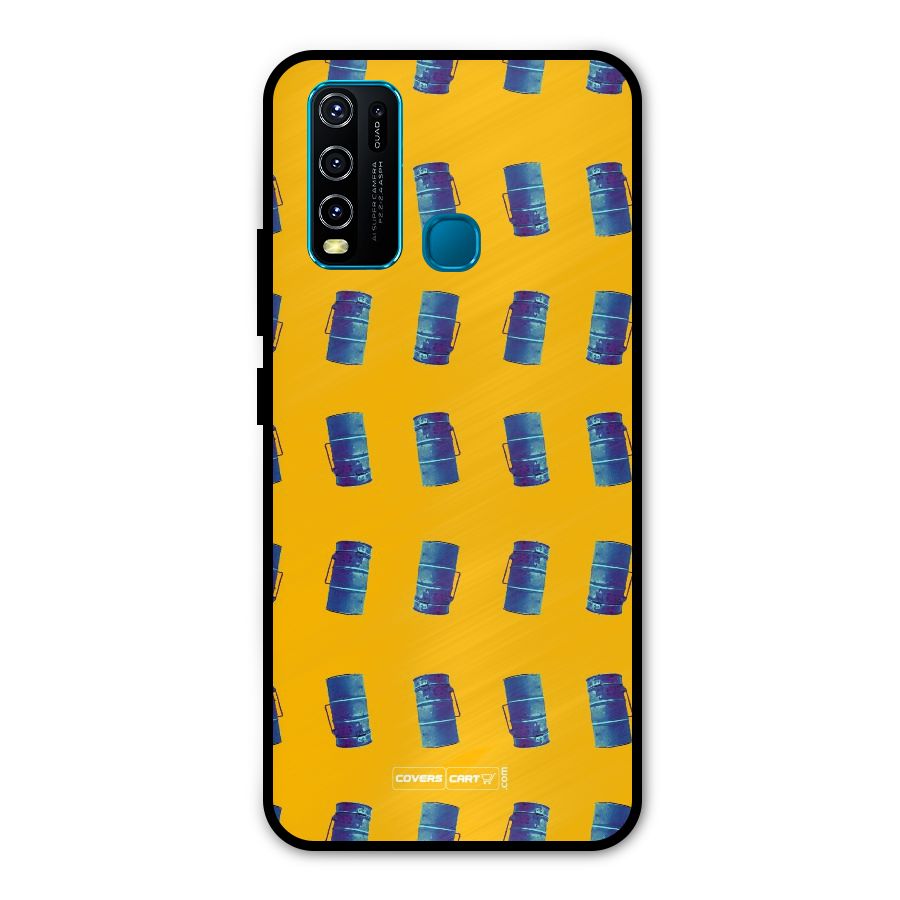 Mumbai Citystyle Metal Back Case for Vivo Y30