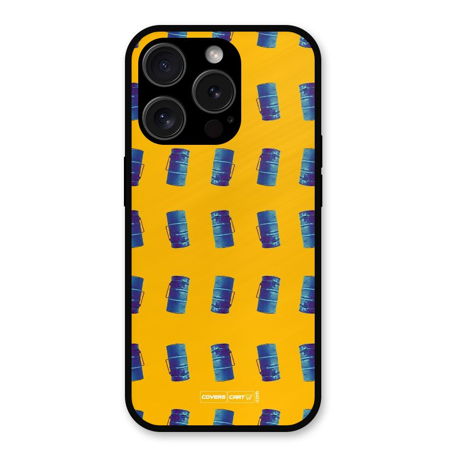Mumbai Citystyle Metal Back Case for iPhone 15 Pro