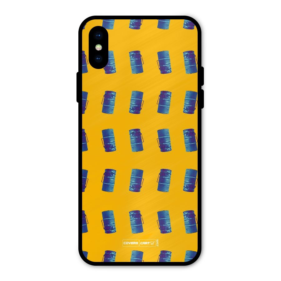 Mumbai Citystyle Metal Back Case for iPhone XS