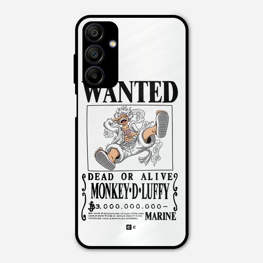Munkey D Luffy Wanted  Metal Back Case for Galaxy A15 5G