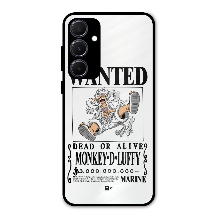 Munkey D Luffy Wanted  Metal Back Case for Galaxy A35