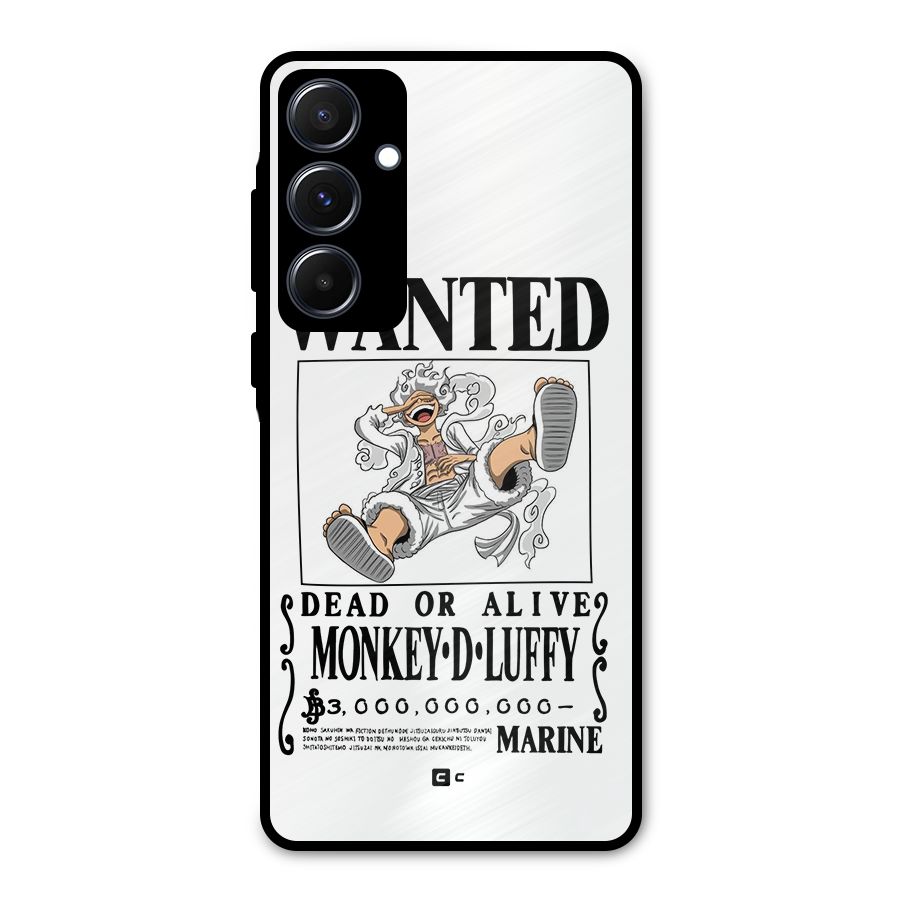 Munkey D Luffy Wanted  Metal Back Case for Galaxy A55