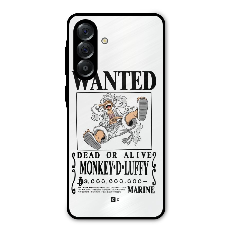Munkey D Luffy Wanted  Metal Back Case for Galaxy A56
