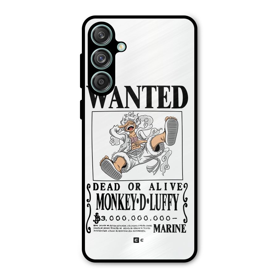 Munkey D Luffy Wanted  Metal Back Case for Galaxy M55 5G