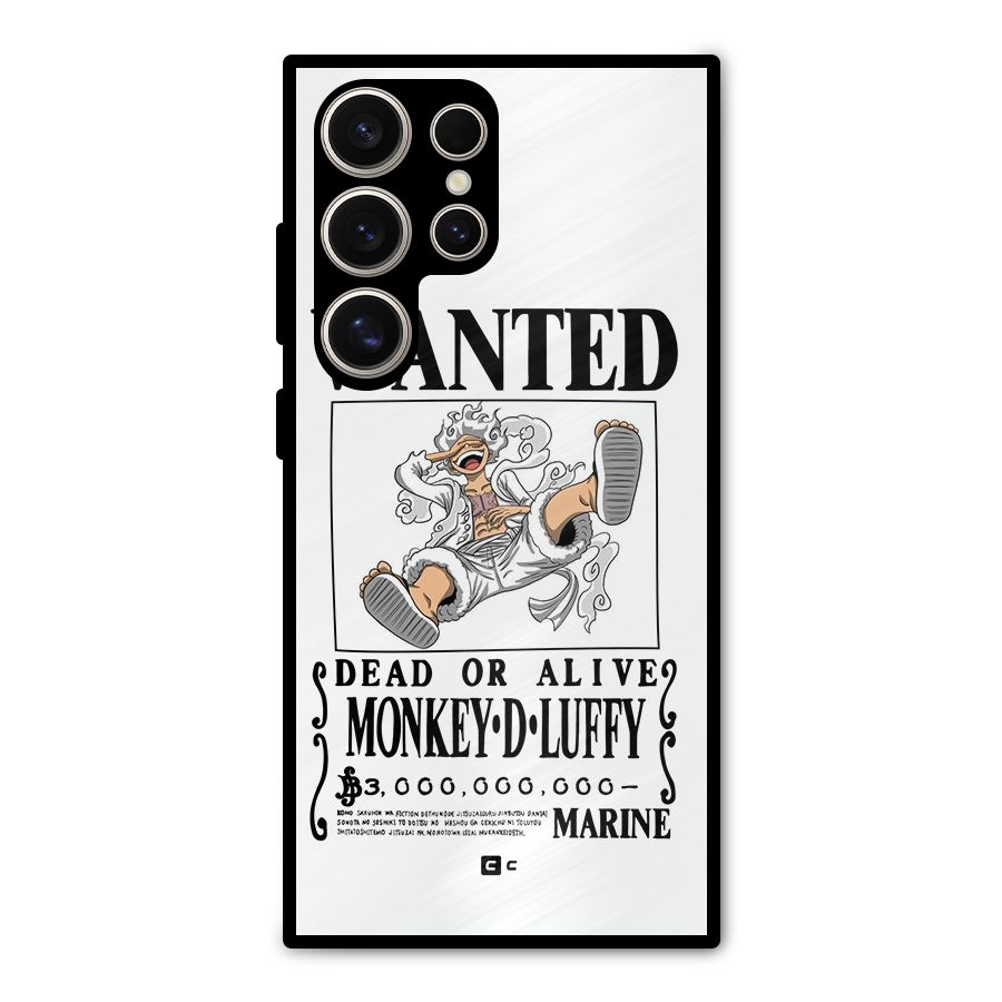 Munkey D Luffy Wanted  Metal Back Case for Galaxy S24 Ultra
