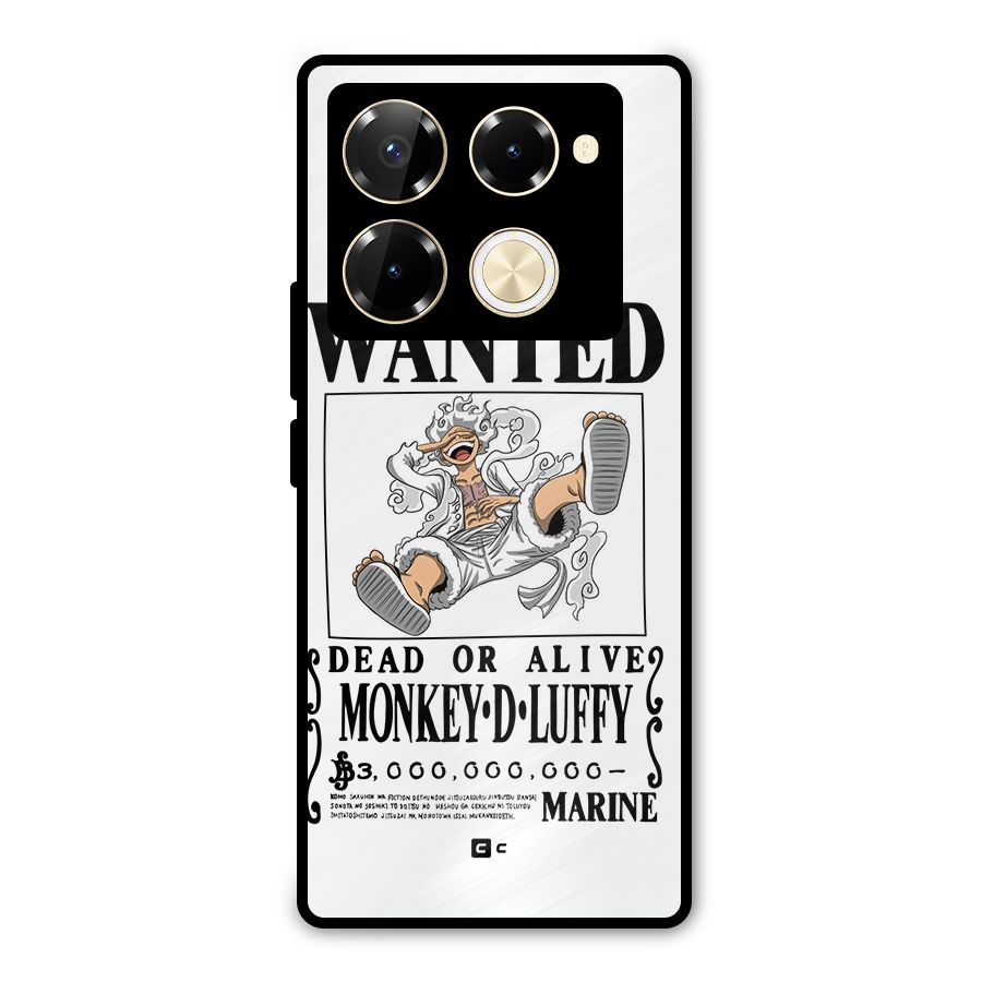 Munkey D Luffy Wanted  Metal Back Case for Infinix Note 40 Pro