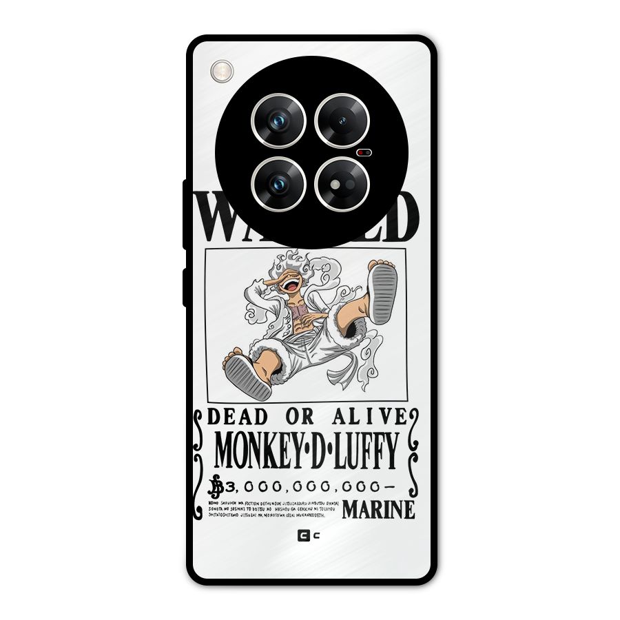 Munkey D Luffy Wanted  Metal Back Case for Infinix Zero 40 5G